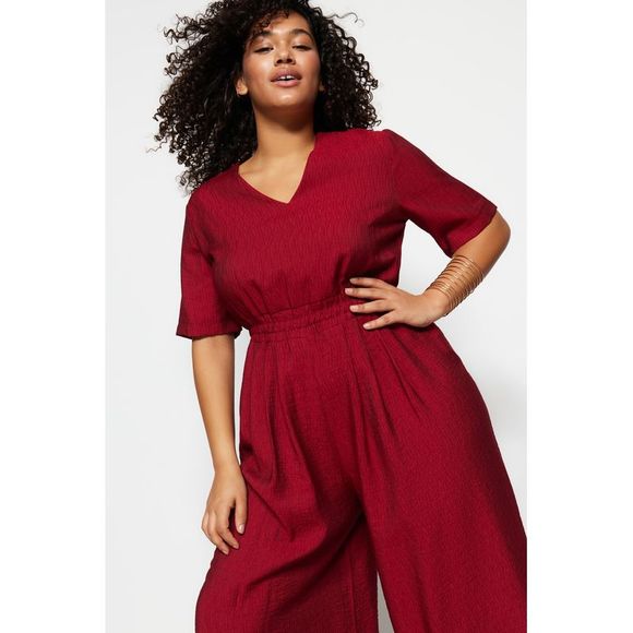 NWT Trendyol Women Woven Plus Size Overalls - Picture 4 of 8